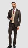 Brown suit