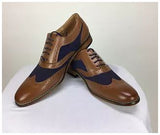 BROWN AND NAVY BROGUE