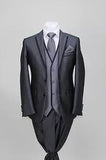 CHARCOAL SLIM FIT SUIT KURT AND KROSS
