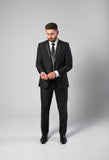 Black with Grey Trim Suit